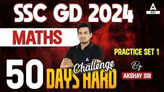 SSC GD 2024 | SSC GD Math Class by Akshay Sir | SSC GD Maths Practice Set 1