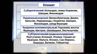 Страны Зарубежной Европы