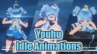 Youhu Idle Animations All 3 Idles SO CUTEEEE!!! - Wuthering Waves