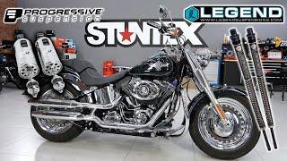 Подвески на Softail Fatboy