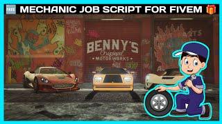 MECHANIC JOB  *FREE* | FiveM Roleplay Scripts | FiveM Tutorial 2023 | MJ DEVELOPMENT