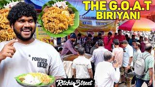 வெள்ளாட்டு கறி பிரியாணி  | Ritchie Street GOAT Biriyani | Foodie Prabu