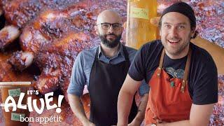 Brad and Babish Make Kombucha Miso BBQ Sauce | It's Alive | Bon Appétit