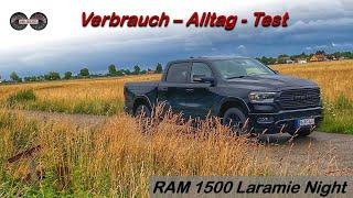 Was verbraucht der 5.7L HEMI V8 im RAM 1500 Laramie Night ?! Test - Review - Alltag - Ubi-testet