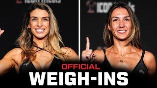 Dern vs Ribas 2 Fighter Weigh-Ins | UFC Vegas 101