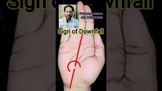 Sign of downfall #palmistry #palmreading #fortunetelling #astrology #analysis