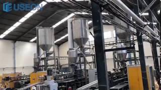 1000 kg/h PET Bottle Flakes Recycling Line, 3 Lines in Indonesia