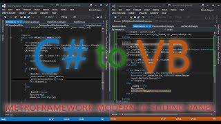 VB.Net Metro Framework Modern UI Sliding Panel