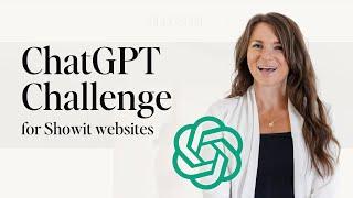 Building a Showit Website with AI: ChatGPT Showit Challenge