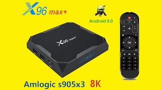 X96Max ТВ приставка X96 MAX Plus Android 9,0 Amlogic S905X3 / Смарт ТВ-бокс X96 Max+ S905