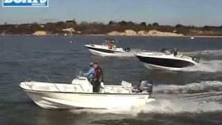 Centre console group boat test