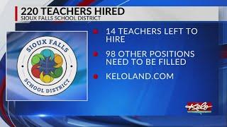 Sioux Falls School District hires over 200 teachers