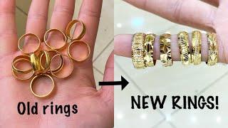 Restoring old rings into New Designs! Jewelry Making | diy | how it’s made | 4K Video