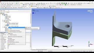 Apply Preload on Beam Connections created in ANSYS Mechanical