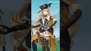 look! this traveler is having a birthday | Genshin Impact #genshinimpact #genshin #hoyoverse