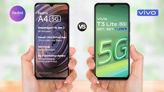 Redmi A4 5g vs Vivo T3 Lite 5g || Full Comparison