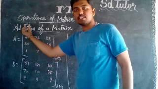 Addition of Two Matrix-Maths-(TAMIL)-sathiskumar education