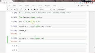 Python 3 Programming Tutorial | #6 Lambda Function and Reduce Function with Aggregation Functions