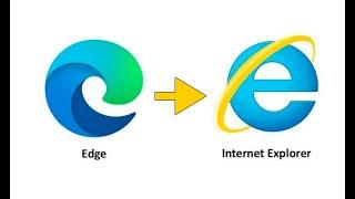 Что делать если вместо internet explorer открывается Edge.