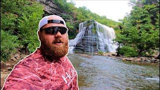 Exploring Burgess Falls from BELOW! (Tennessee Waterfalls)