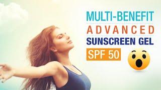 Multi Benefit Advanced gel based Sunscreen | Best Sunscreen for face | Derma Essentia