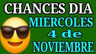 Resultado Chances del día Miércoles 4 de Diciembre de 2024
