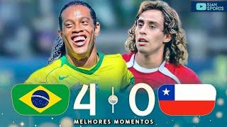 THE DAY RONALDINHO GAÚCHO DISENCHANTED AND DESTROYED CHILE DE VALDIVIA WITH 2 GOALS IN THE MATCH