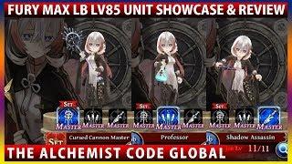 Fury Max Limit Break Lv86 Unit Showcase & Review (The Alchemist Code)