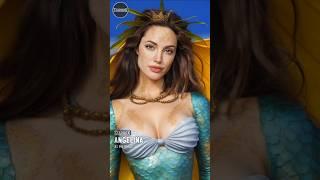  Angelina Jolie as a Mermaid ‍️ | Stunning AI Art! #Shorts #celebrity