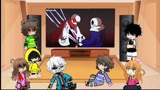 Games Character /Terror Kids fandoms react to memes and 404 vs fatal Error part 2 [Undertale/ LN]