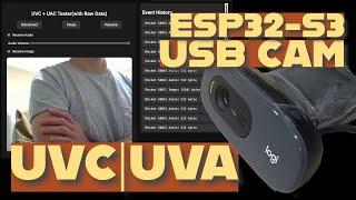 ESP32-S3 USB Camera & Audio WebSocket Test: UVC + UAC Data Streaming Demo (ft. WebSocket)