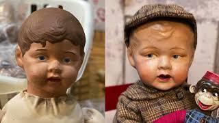 Santa’s Workshop, composition Doll Restoration, start to finish process