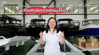 Cheap Fishing Boat for Sale - 6m Profisher Aluminum Fishing Boat on hot sale