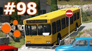 BeamNG.drive (# 98) - DRIVING A BUS ON THE  ITALY WITH  STEERING WHEEL 