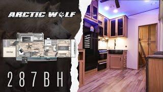 Tour the 2023 Arctic Wolf 287BH Fifth Wheel by Forest River (Cherokee)