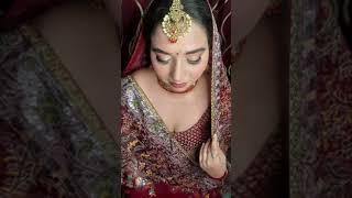 SUBTLE BRIDAL MAKEUP ON MY AUNT|| Tania Jaiswal