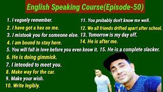 English Speaking Course (Episode-50)// English to Rohingya