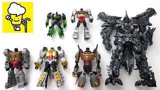 Different Grimlock Transformer robot dinosaur T-Rex toys ランスフォーマー 變形金剛 robots in disguise