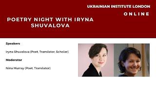 Poetry night with Iryna Shuvalova