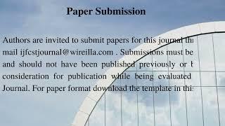 CALL FOR PAPER - International Journal on Foundations of Computer Science & Technology (IJFCST)