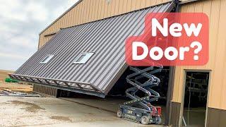 Installing Powerlift Hydraulic Door | Calving | Rebuilding A Shed