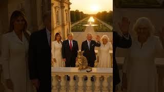 Royal Frames from the Sky — Trump & Charles in One Epic Shot! ️