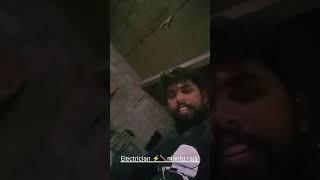 Electrician 🪛 mantu raja wall cutting shipping karte karte night hoga pipe fitting #viral #calender