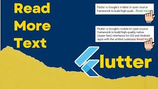 Flutter Tutorial - How To Create Read More Text / Show More Text Button [2023] Beginners.