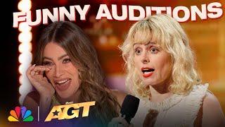 Got Talent's FUNNIEST Auditions! | AGT 2024