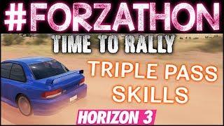 Forzathon Time To Rally - Triple Pass Skills Forza Horizon 3 Forzathon Challenges Triple Pass Skill