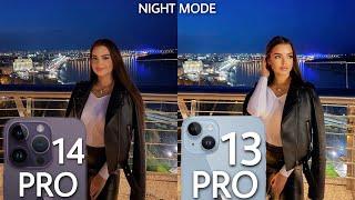 iPhone 14 Pro VS iPhone 13 Pro Night Mode Camera Test Comparison