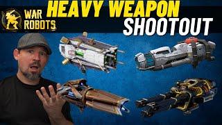 War Robots Heavy Weapon Shootout - Redeemer - Decay - Subduer - ULT Avenger