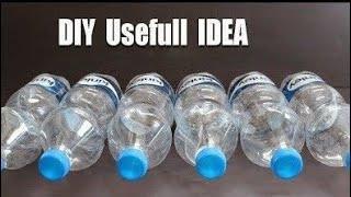 DIY Decor & Organizers from Waste Plastic Bottles and Fabric Bags!"