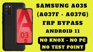 Samsung A03S Frp Bypass Android 11 Final Security without pc new method 2022